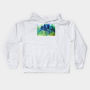 Tree Series - The Pine Trees by Heather Holland Kids Hoodie